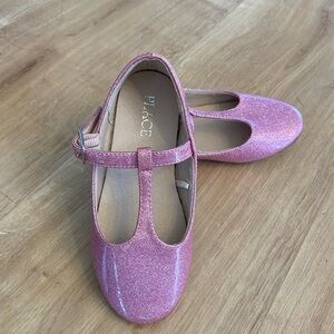 Children’s Place Kids Size 9 Sparkly Pink Ballet Flats
